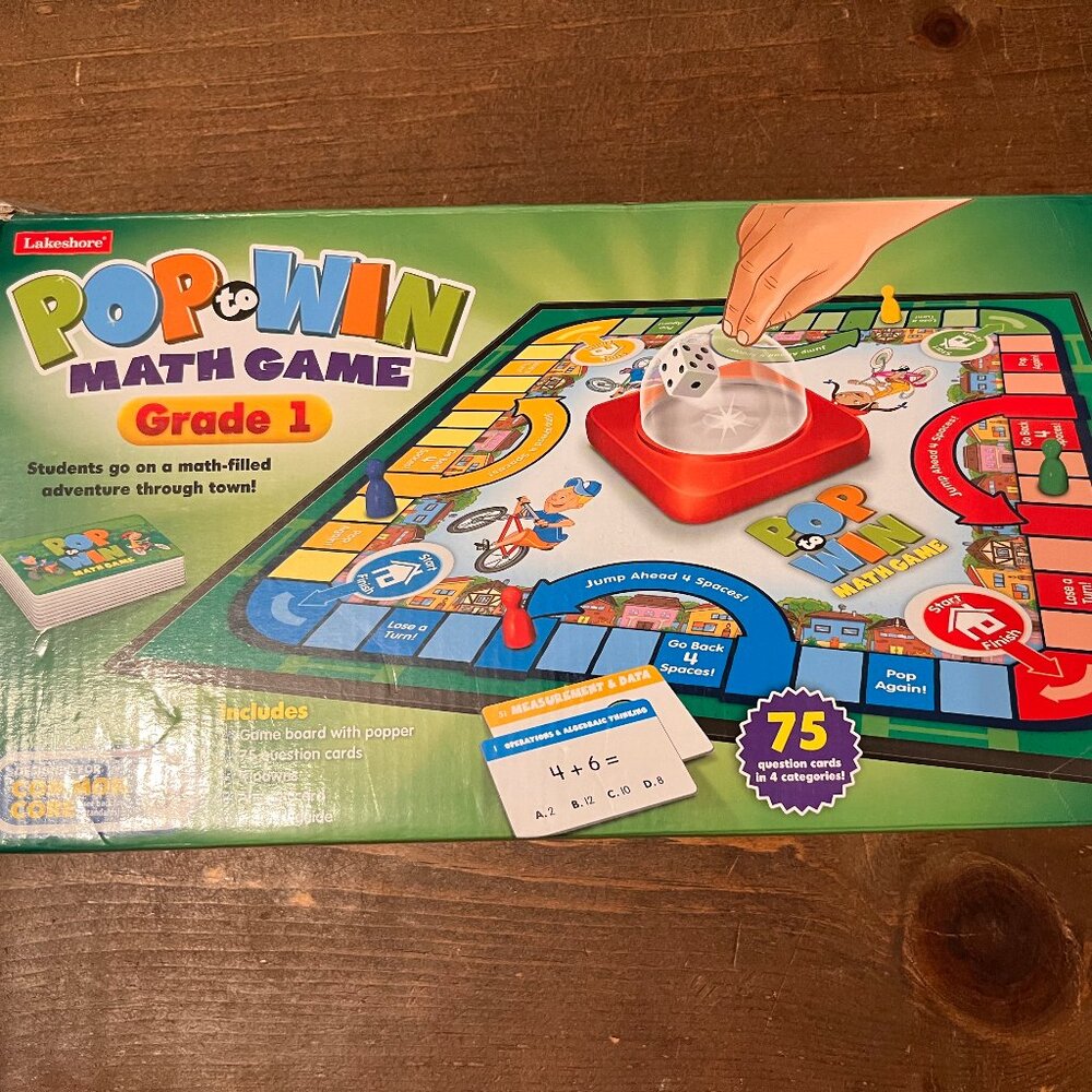 Lakeshore Pop to Win! Math Game Grade 1 SOLD